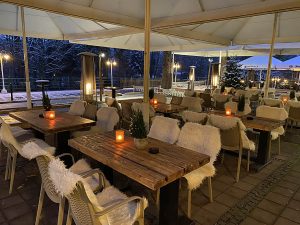 Winterterrasse für Weihnachtsfeier in München